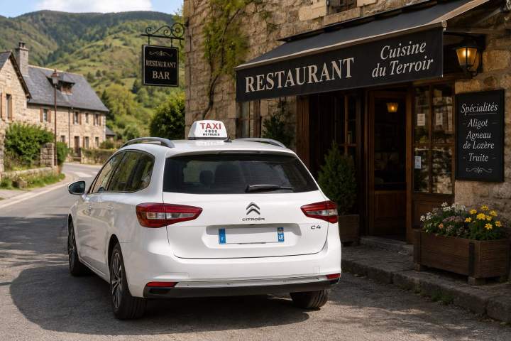 Trajet rapide en taxi sur toute distance Meyrueis